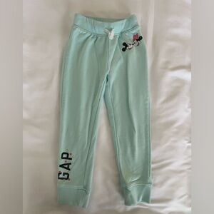 GAP Kids Aqua Minnie Mouse Sweatpants